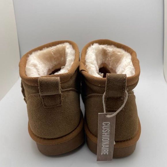 CUSHIONAIRE Women's Cozy pull on boot CHESTNUT 7.5 - Picture 4 of 6